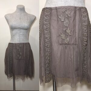 Conbipel Romantic Skirt Net Tulle Made in Italy S